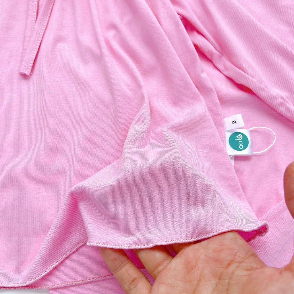  Bộ ngủ cho bé gái tay ngắn quần dài vải thun lụa Áo Lá Homewear A162, pijama cho bé gái mặc ngủ bốn mùa siêu mềm mát 