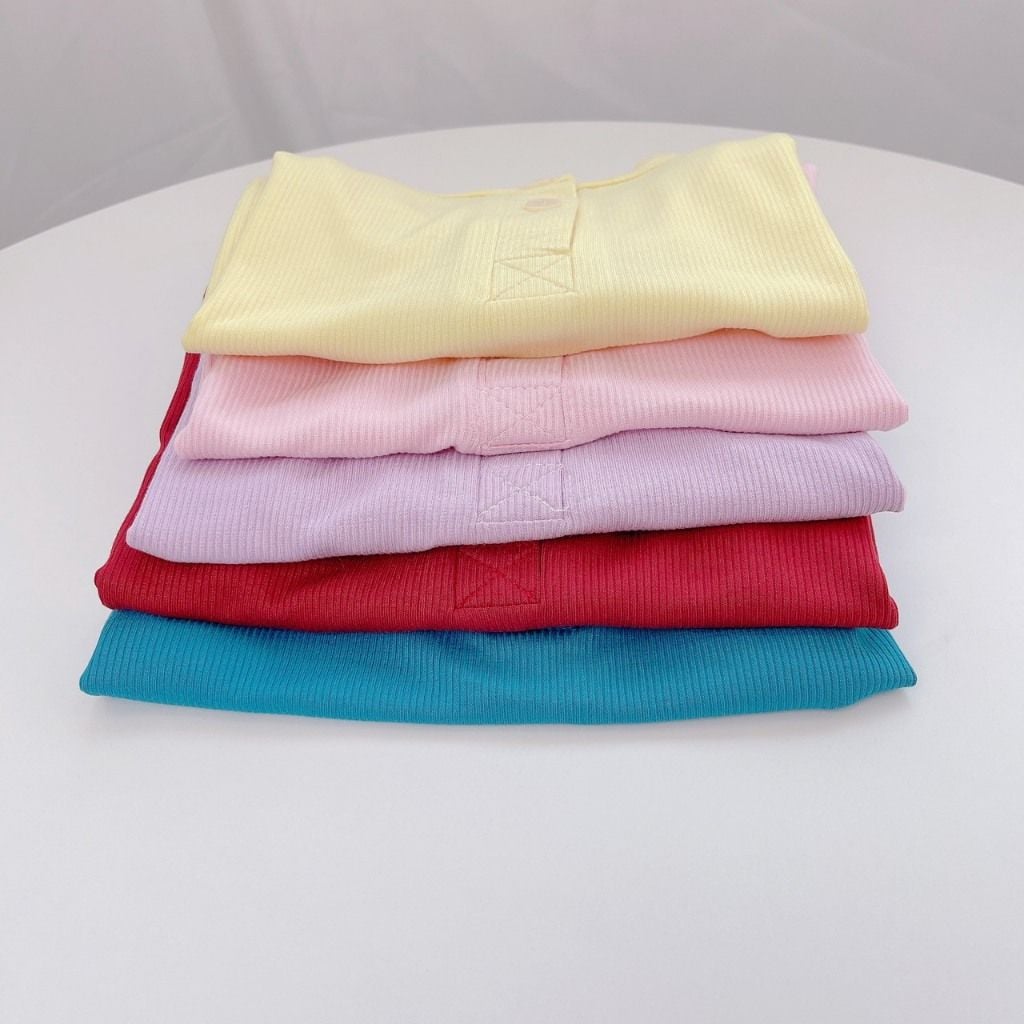  Bộ ngủ cho bé tay lỡ quần dài vải thun tăm Áo Lá Homewear A155, pijama cho bé trai và gái mặc ngủ bốn mùa siêu mềm mát 