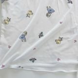  Bộ cộc tay bé gái Tencel Lycra mỏng mát lạnh Lá Homewear A266, bộ đùi bé gái mặc hè cổ tròn bèo xinh xắn kuromi 