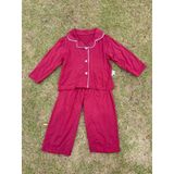  Bộ dài tay cho bé vải thun modal siêu mềm mát Áo Lá Homewear A048, pijama cho bé mặc ngủ vải sợi sồi 