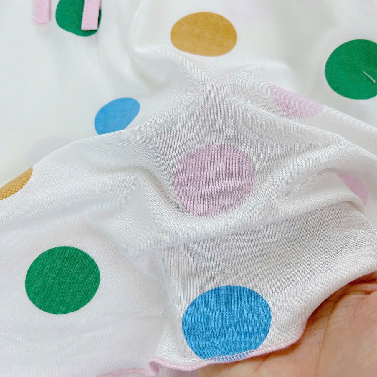  Bộ hè bé gái 95% sợi sồi Modal Ice Cool Lá Homewear A247 mềm mát lạnh, bộ cộc tay bé gái kuromi quần đùi babydoll 