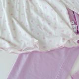  Bộ dài tay cho bé gái vải thun modal siêu mềm mát Áo Lá Homewear A068, pijama cho bé mặc ngủ vải sợi sồi 