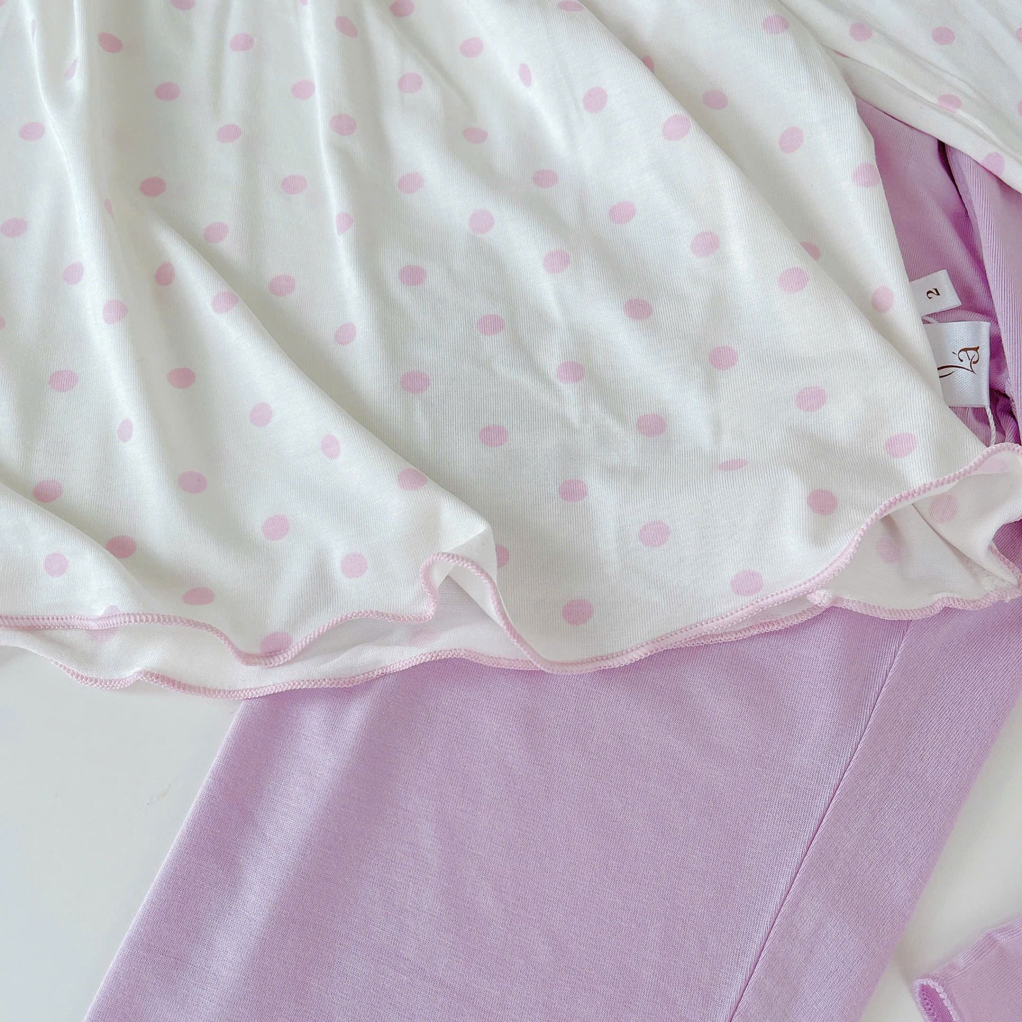  Bộ dài tay cho bé gái vải thun modal siêu mềm mát Áo Lá Homewear A068, pijama cho bé mặc ngủ vải sợi sồi 