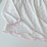  Bộ dài tay cho bé gái vải thun modal siêu mềm mát Áo Lá Homewear A068, pijama cho bé mặc ngủ vải sợi sồi 