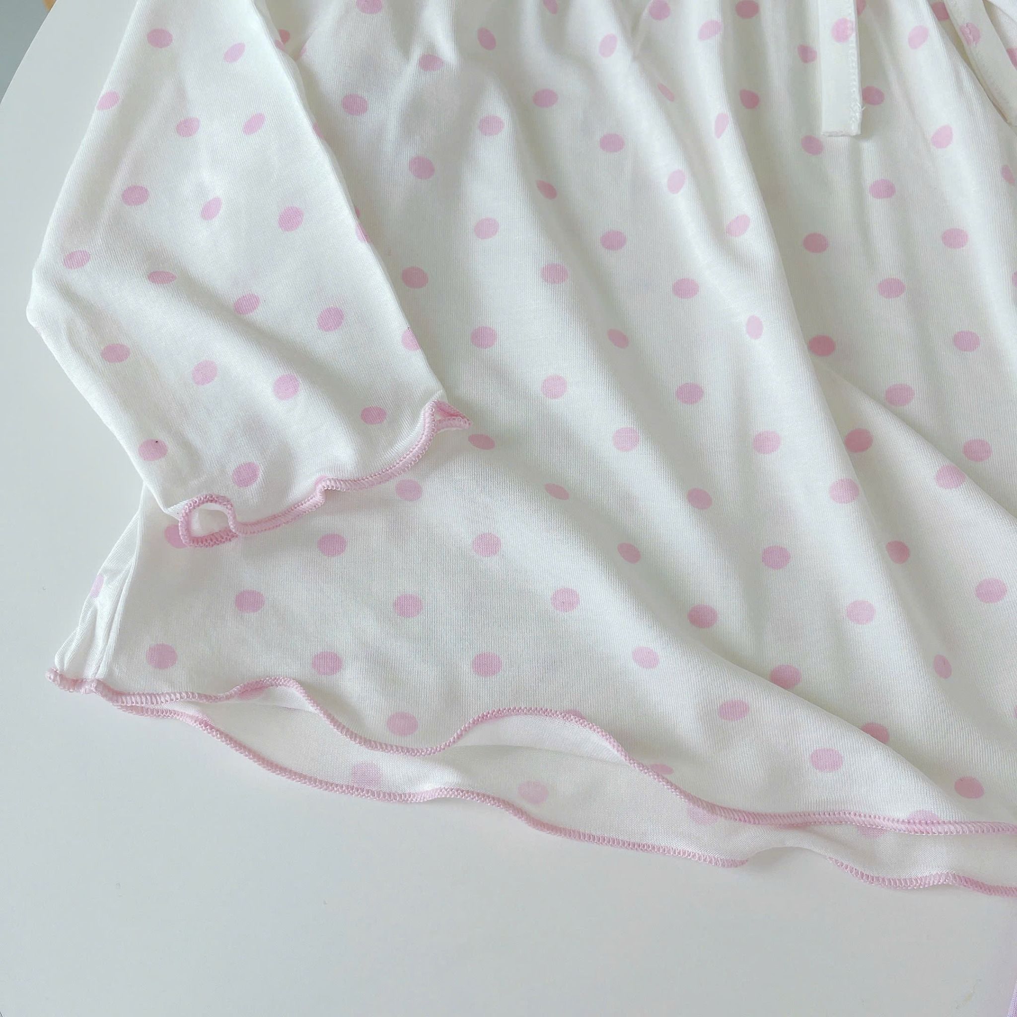  Bộ dài tay cho bé gái vải thun modal siêu mềm mát Áo Lá Homewear A068, pijama cho bé mặc ngủ vải sợi sồi 