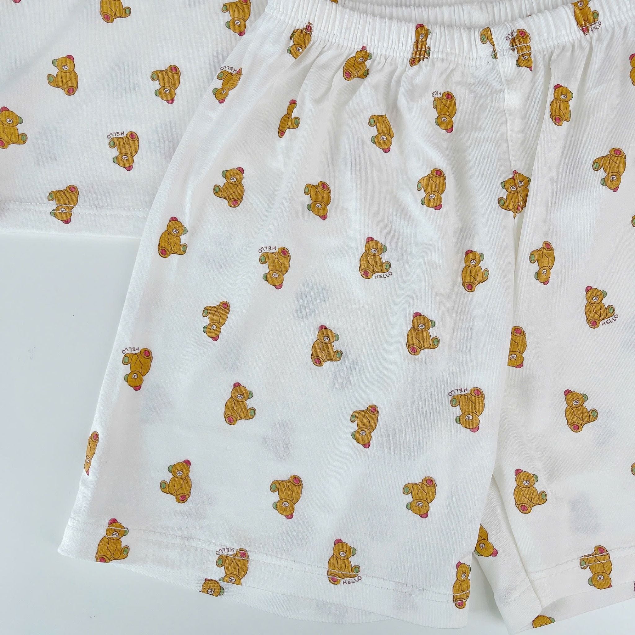  Bộ đùi bé trai 95% sợi sồi Modal Ice Cool Áo Lá Homewear A245 mềm mát lạnh, bộ cộc tay bé trai mặc hè hình xe 