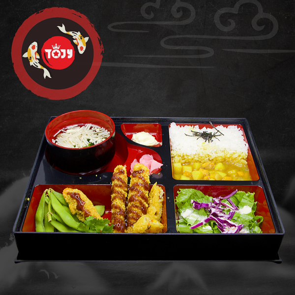  Bento Cơm Cà Ri Tôm Chiên Xù 