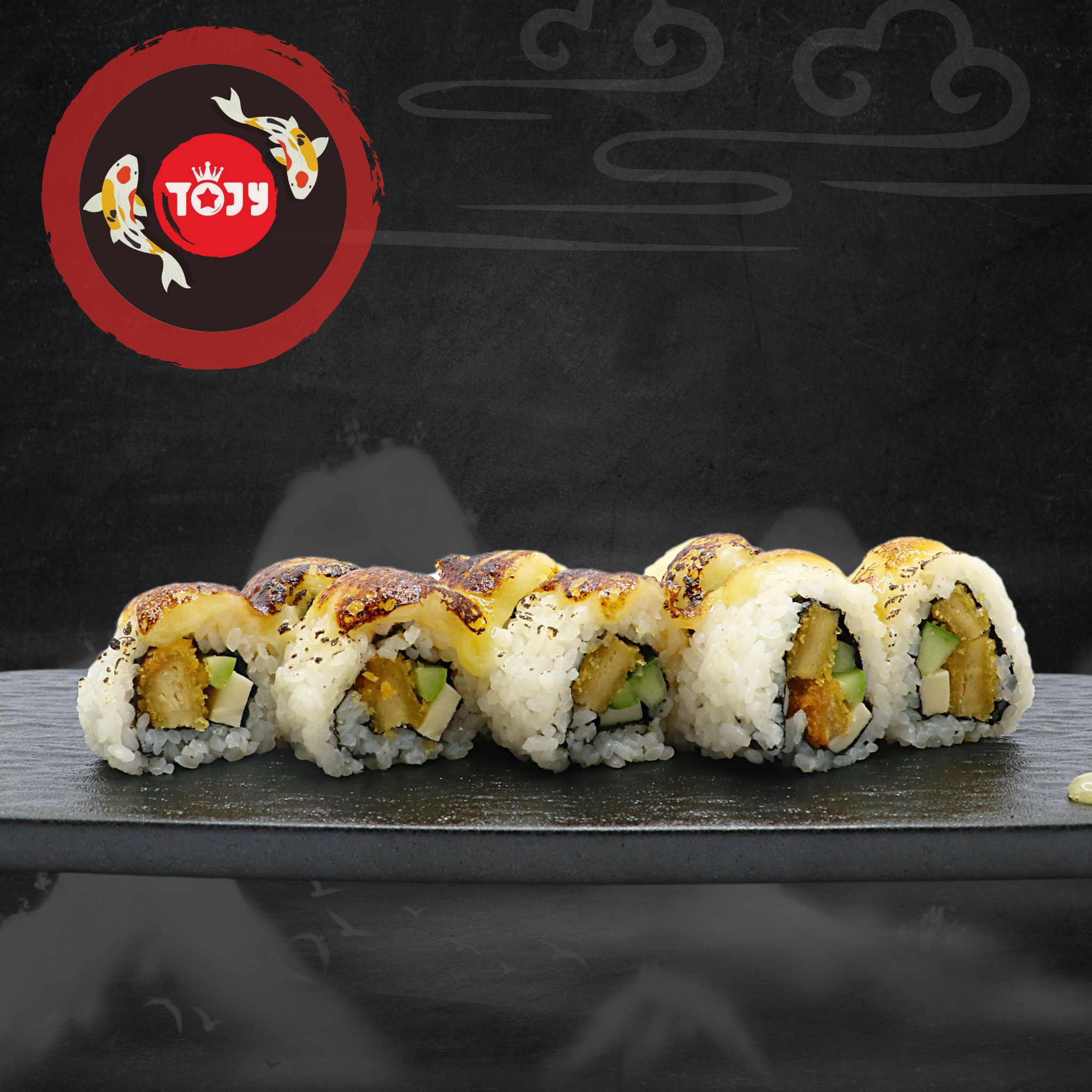  Sushi Cuộn Phô Mai Gà Katsu 