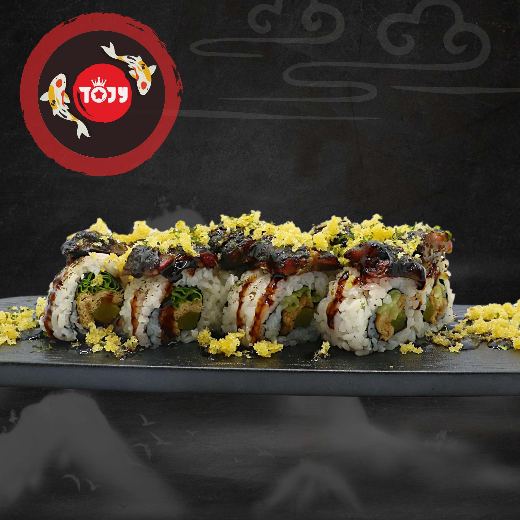  Sushi Cuộn Lươn Chay 