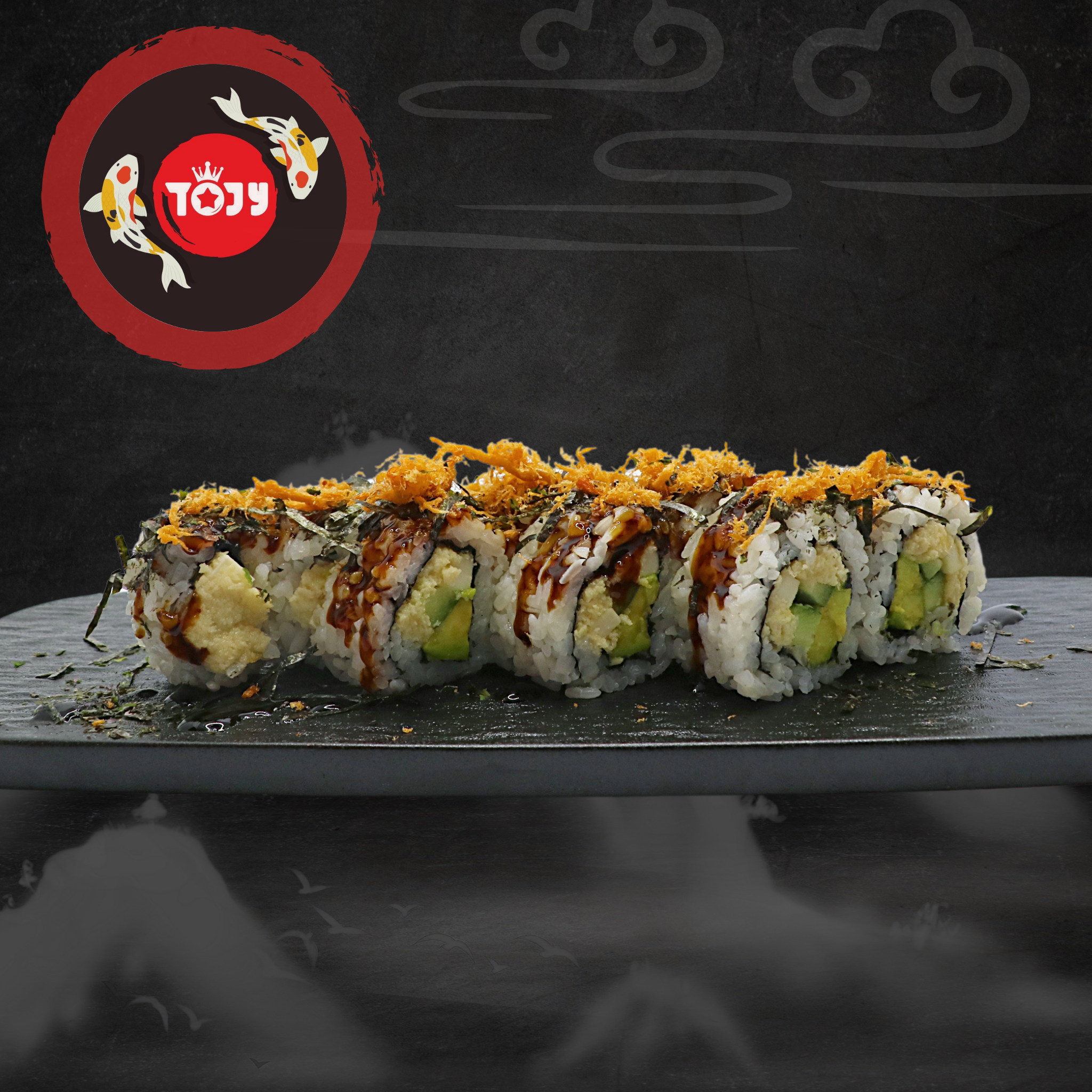  Sushi Cuộn Cá Ngừ Mayo Chay 