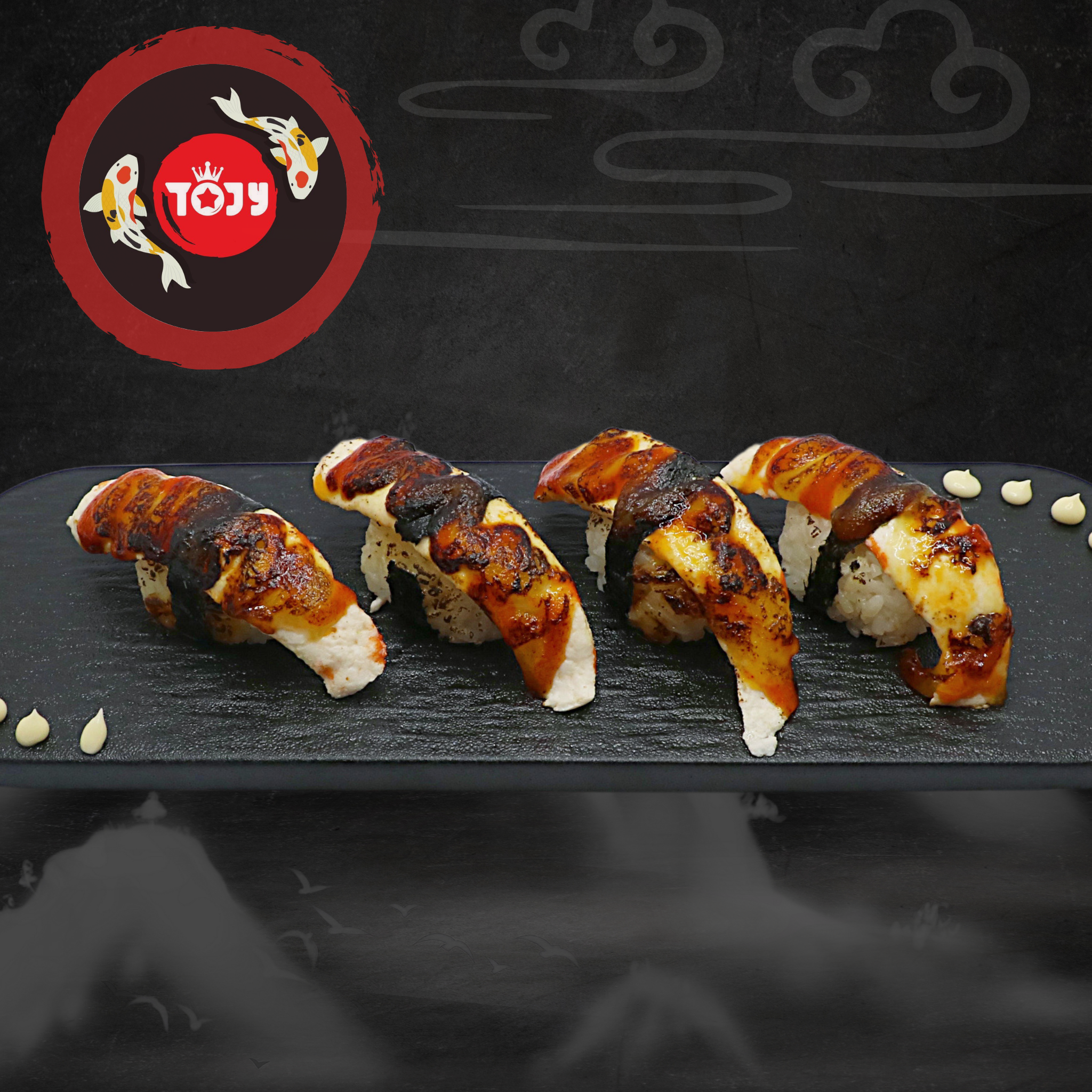  Thanh Cua Nướng Sốt Nigiri 