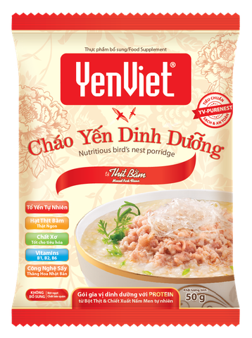 [Thùng 30 Gói x 50gr] Cháo Yến Dinh Dưỡng Yến Việt