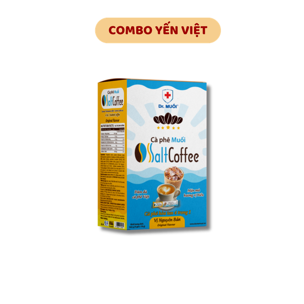 Cà Phê Muối SaltCoffee (Hộp 9 Gói x 18g) - Yến Việt