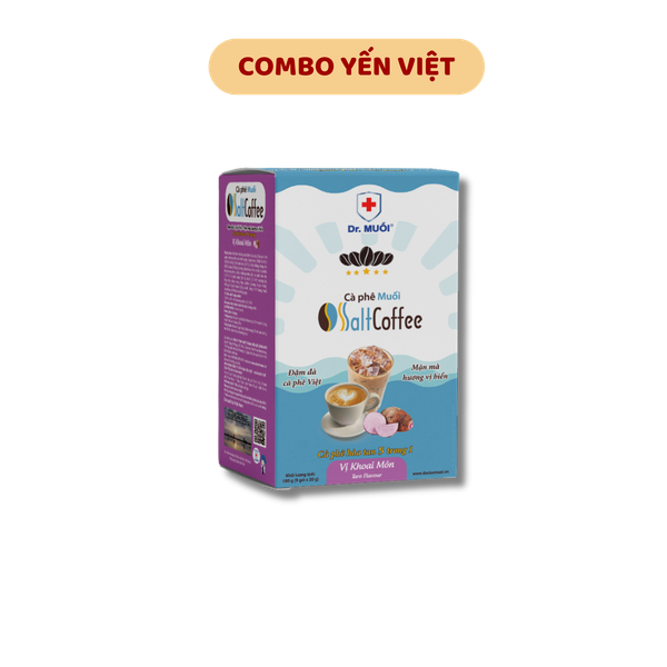 Cà Phê Muối SaltCoffee (Hộp 9 Gói x 18g) - Yến Việt