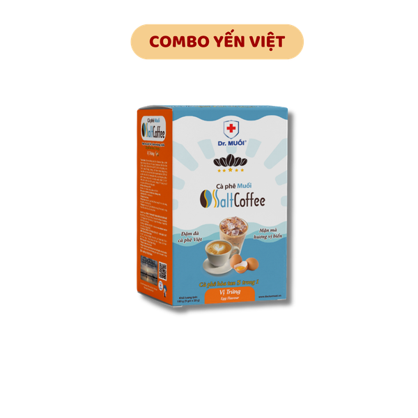 Cà Phê Muối SaltCoffee (Hộp 9 Gói x 18g) - Yến Việt