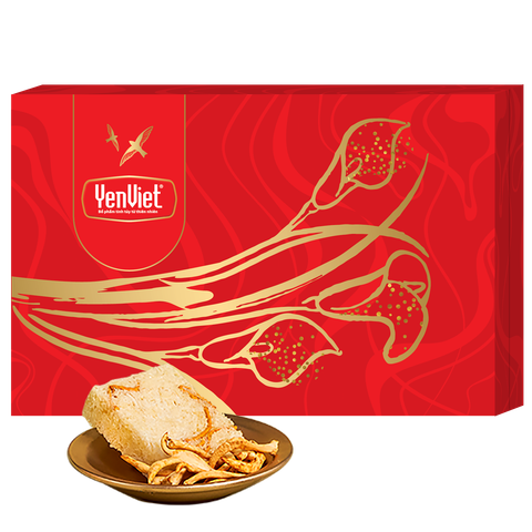 Tổ Yến Sấy Thăng Hoa Với Đông Trùng Hạ Thảo & Đường Ăn Kiêng (Hộp 06 Viên)