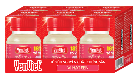 [Khay 06 lọ x 70ml] Tổ Yến Nguyên Chất Chưng Sẵn