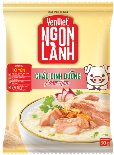 Cháo Dinh Dưỡng Sườn Non [Thùng 30 Gói x 50gr]
