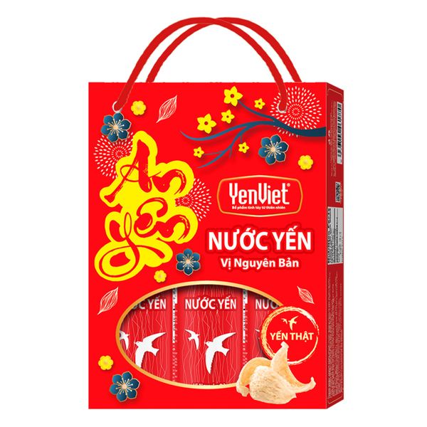 Nước Yến YenViet Vị Nguyên Bản [Hộp Đứng 06 lon x 190ml]