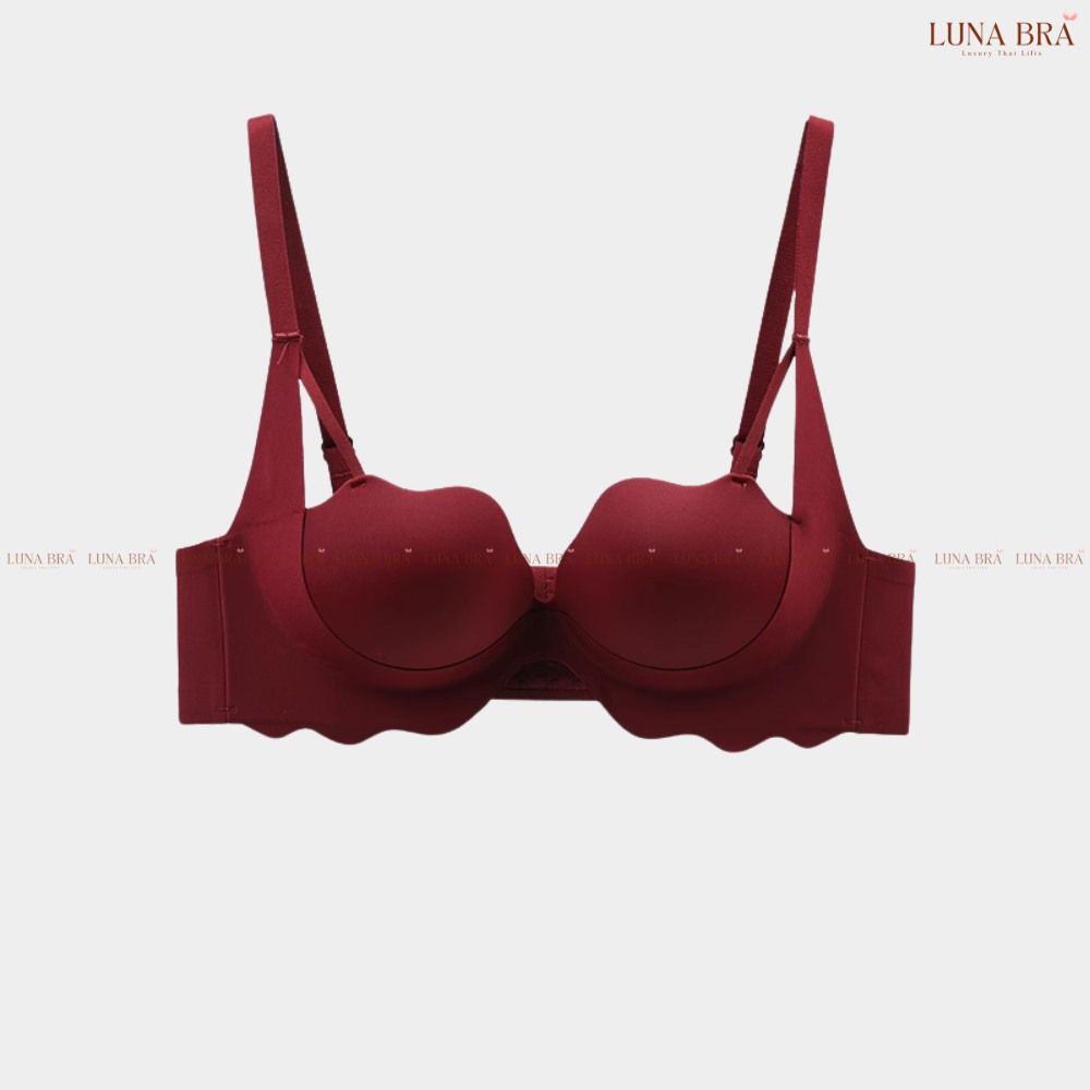 Áo ngực nữ LunaBra thiết kế không gọng, đai lưng bản to che mỡ thừa hàng cao cấp -  AL003