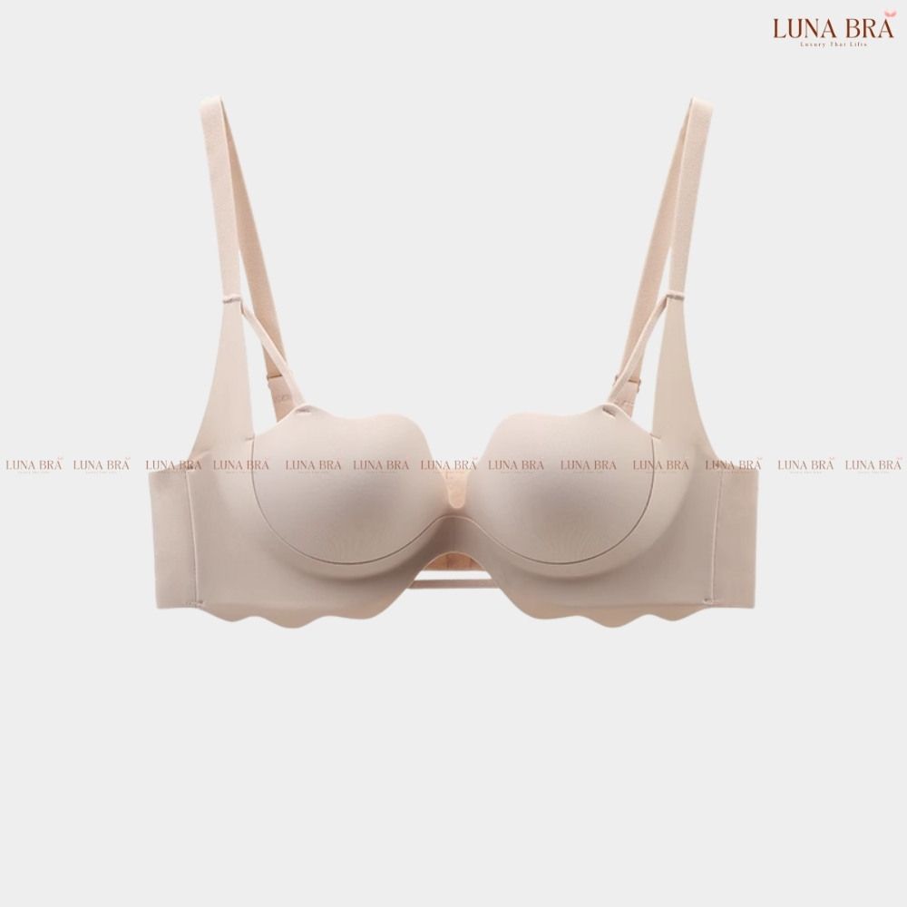 Áo ngực nữ LunaBra thiết kế không gọng, đai lưng bản to che mỡ thừa hàng cao cấp -  AL003