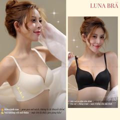 Áo lót cao cấp Luna Bra cài trước đệm 2cm nâng đẩy tự nhiên - Al029