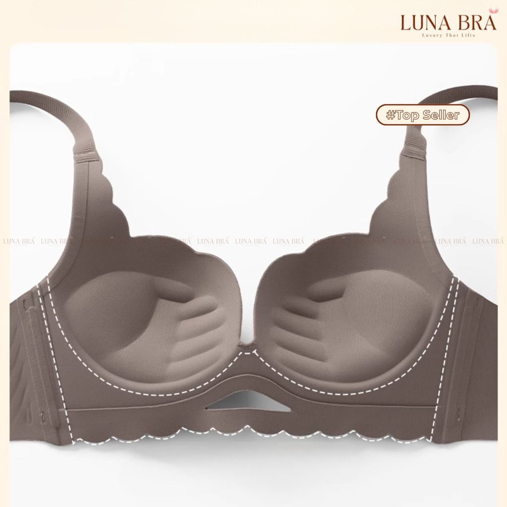 Áo lót cao cấp Luna Bra Đệm 3cm hình bàn tay nâng ngực tạo khe tự nhiên - Al009