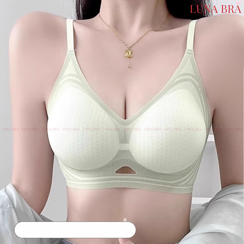 Áo ngực Luna Bra giọt nước hở lưng chất su siêu mềm mát lạnh, đệm thông hơi thoáng khí - Al018