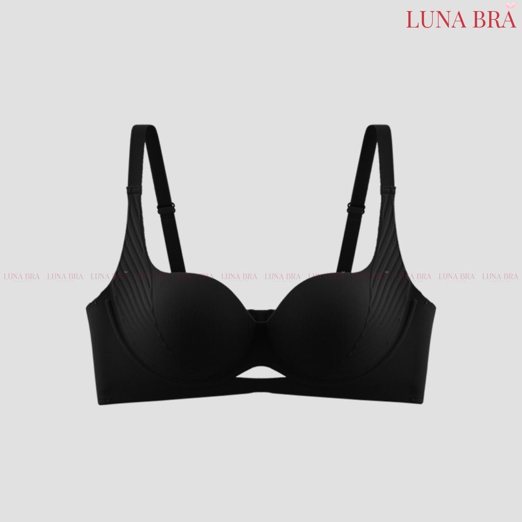 Áo lót cao cấp Luna Bra khoét ngực đệm 3cm bản đai che mỡ lưng mỡ nách - AL032