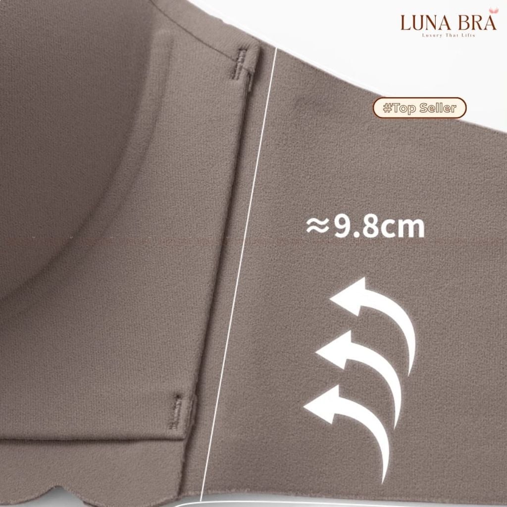 Áo lót cao cấp Luna Bra Đệm 3cm hình bàn tay nâng ngực tạo khe tự nhiên - Al009