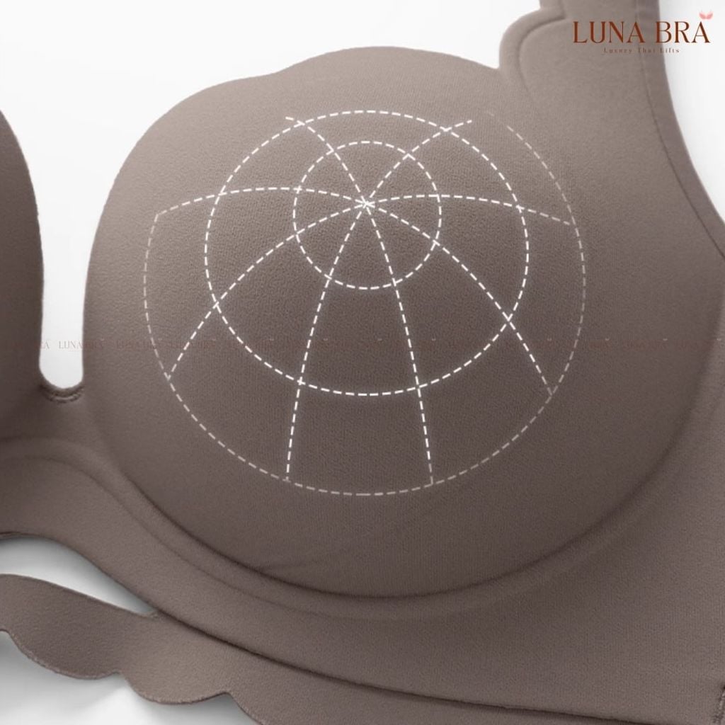 Áo lót cao cấp Luna Bra Đệm 3cm hình bàn tay nâng ngực tạo khe tự nhiên - Al009