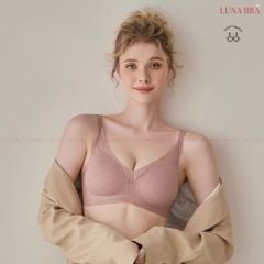 Áo Lót Ren LUNA BRA Nâng Ngực Chống Xệ, Đệm Mút 3cm, Họa Tiết Ren Quyến Rũ, Thoáng Mát Thông Hơi - AL011
