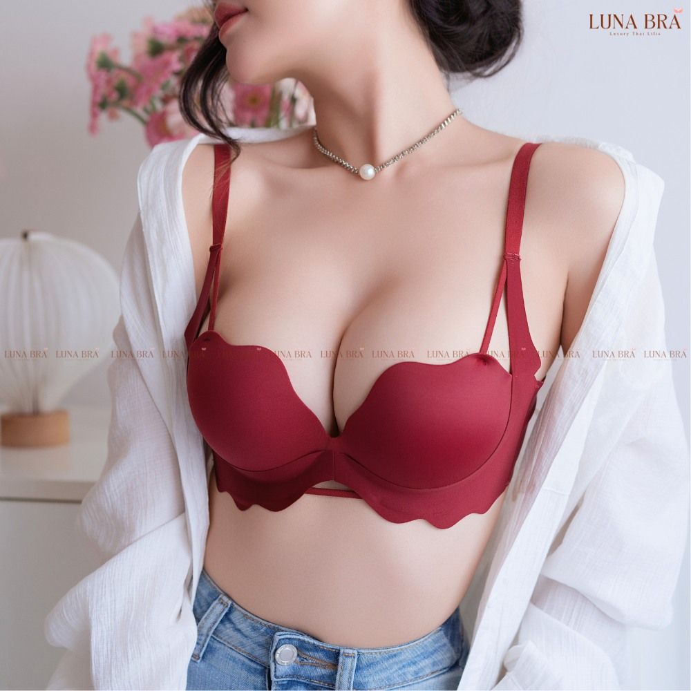 Áo ngực nữ LunaBra thiết kế không gọng, đai lưng bản to che mỡ thừa hàng cao cấp -  AL003