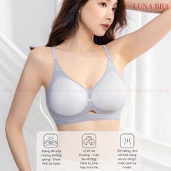 Áo ngực Luna Bra giọt nước hở lưng chất su siêu mềm mát lạnh, đệm thông hơi thoáng khí - Al018
