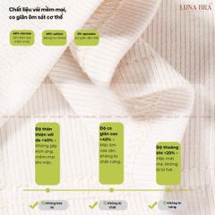 Áo ba lỗ nữ LUNA BRA dây nhỏ dáng dài ôm body tôn dáng chất vải gân lụa thoáng mát mềm mại co giãn AL008