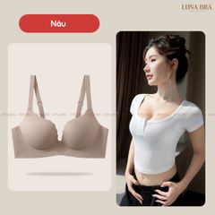 Áo lót Luna Bra Su đệm 2cm định hình bản đai to chống chảy xệ - AL030