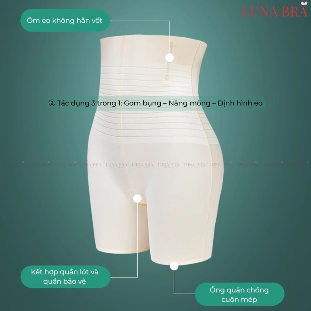Quần gen bụng nữ LunaBra - QLG003
