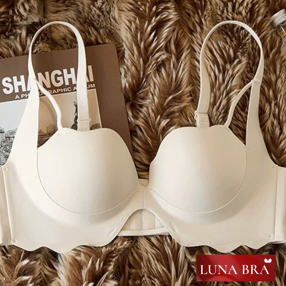 Áo ngực nữ LunaBra thiết kế không gọng, đai lưng bản to che mỡ thừa hàng cao cấp -  AL003