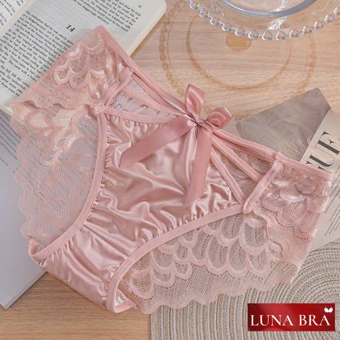 COmbo 5 Quần lót nữ LunaBra chất lụa hoạ tiết ren - QL005