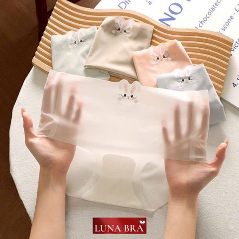 Combo 5 quần gen lụa LunaBra hoạ tiết thỏ - QL002