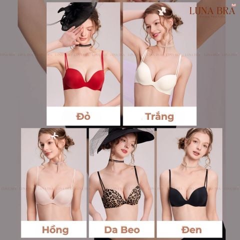 Áo ngực LUNA BRA chất su đúc không gọng nâng ngực -  AL010