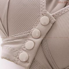 Áo ngực LUNA MOM cho mẹ bầu – không gọng, nâng nhẹ, chất su mềm mại, bản lưng to ôm gọn