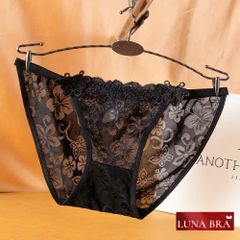 Set 10 quần LunaBra ren đen cao cấp -  QLS001