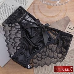 COmbo 5 Quần lót nữ LunaBra chất lụa hoạ tiết ren - QL005