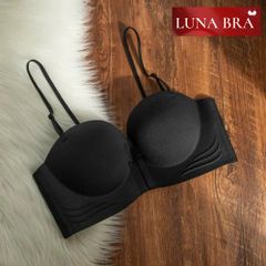 Áo Ngực Nữ LunaBra Áo Lót Nữ Nâng Ngực Cài Trước Tạo Khe Đệm 6cm Siêu Nâng Áo Không Gọng Không Viền - Al004