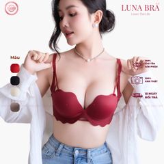 Áo ngực nữ LunaBra thiết kế không gọng, đai lưng bản to che mỡ thừa hàng cao cấp -  AL003