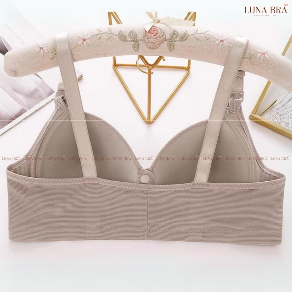 Áo ngực LUNA MOM cho mẹ bầu – không gọng, nâng nhẹ, chất su mềm mại, bản lưng to ôm gọn