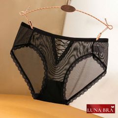 Set 10 quần LunaBra ren đen cao cấp -  QLS001