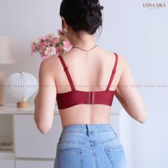 Áo ngực nữ LunaBra thiết kế không gọng, đai lưng bản to che mỡ thừa hàng cao cấp -  AL003