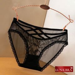 Set 10 quần LunaBra ren đen cao cấp -  QLS001